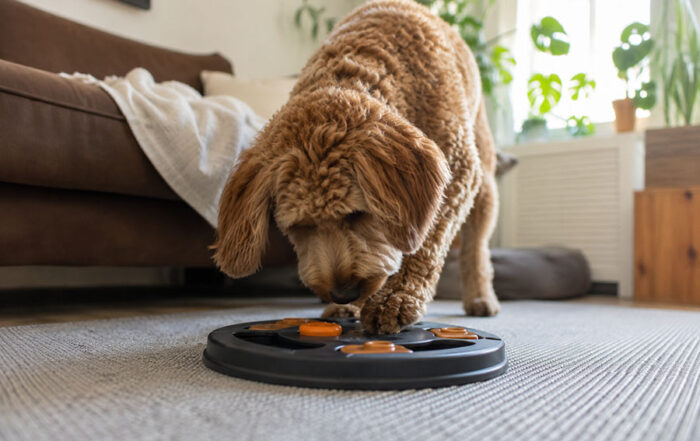 Dog brain training